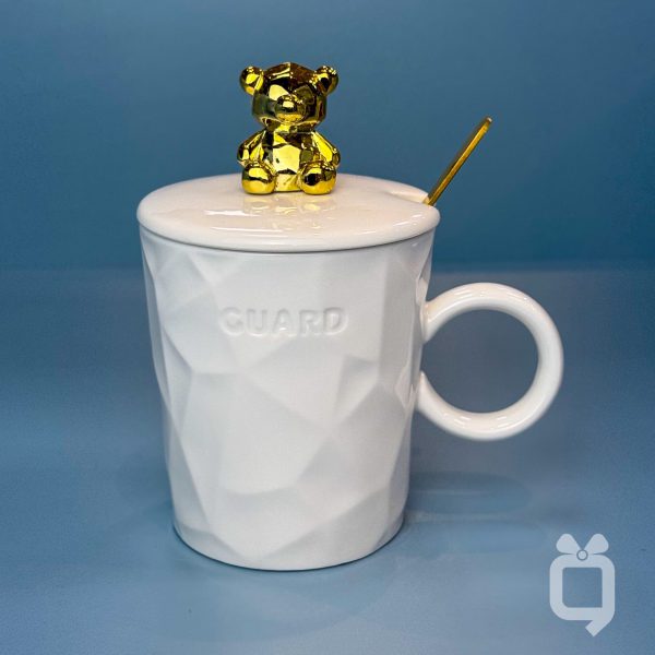 ماگ سرامیکی خرس کروم - تصویر 3