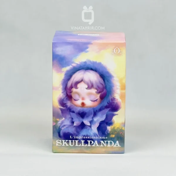 عروسک سوپرایزی مدل اسکول‌پاندا (Skullpanda) - تم آبی (Blue Edition)