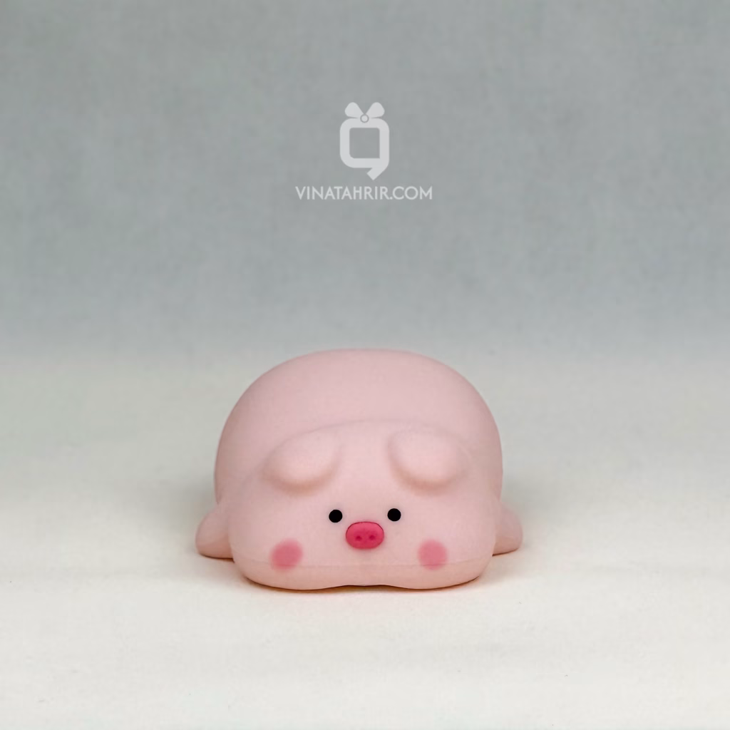 چراغ خواب سیلیکونی خوک صورتی (Pink Piggy): شب‌خواب لمسی