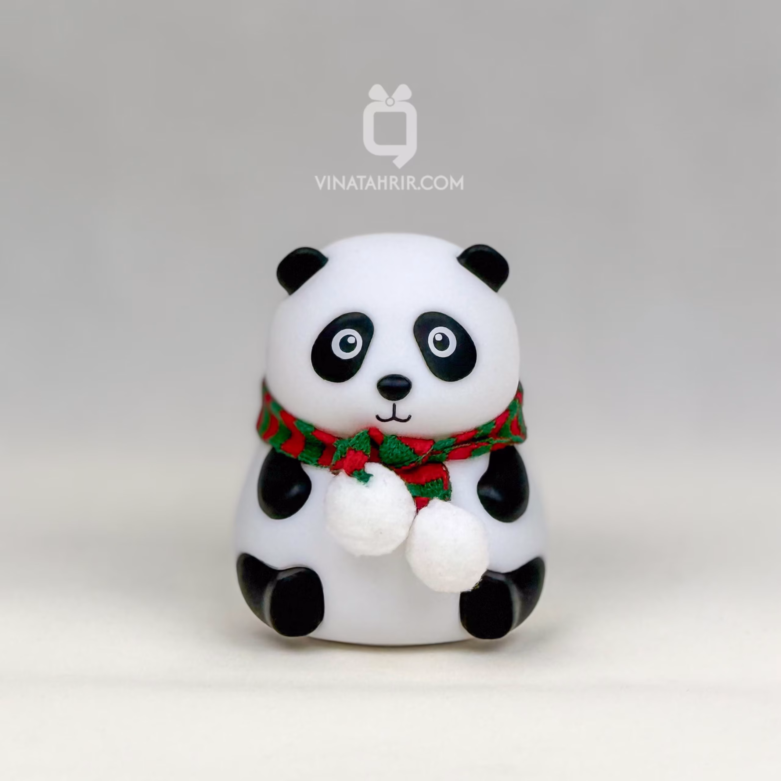 چراغ خواب سیلیکونی پاندا شال‌گردن‌دار: شب‌خواب لمسی رنگی