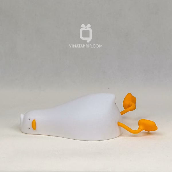 چراغ خواب سیلیکونی اردک خوابیده (Sleepy Duck): شب‌خواب لمسی
