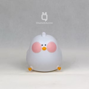 چراغ خواب سیلیکونی جوجه لپ‌گلی (Blushing Chick): شب‌خواب لمسی