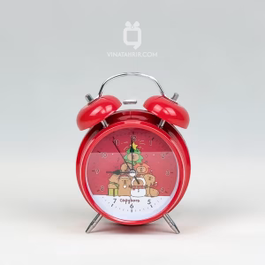 ساعت رومیزی فلزی فانتزی شماطه‌دار کد 01