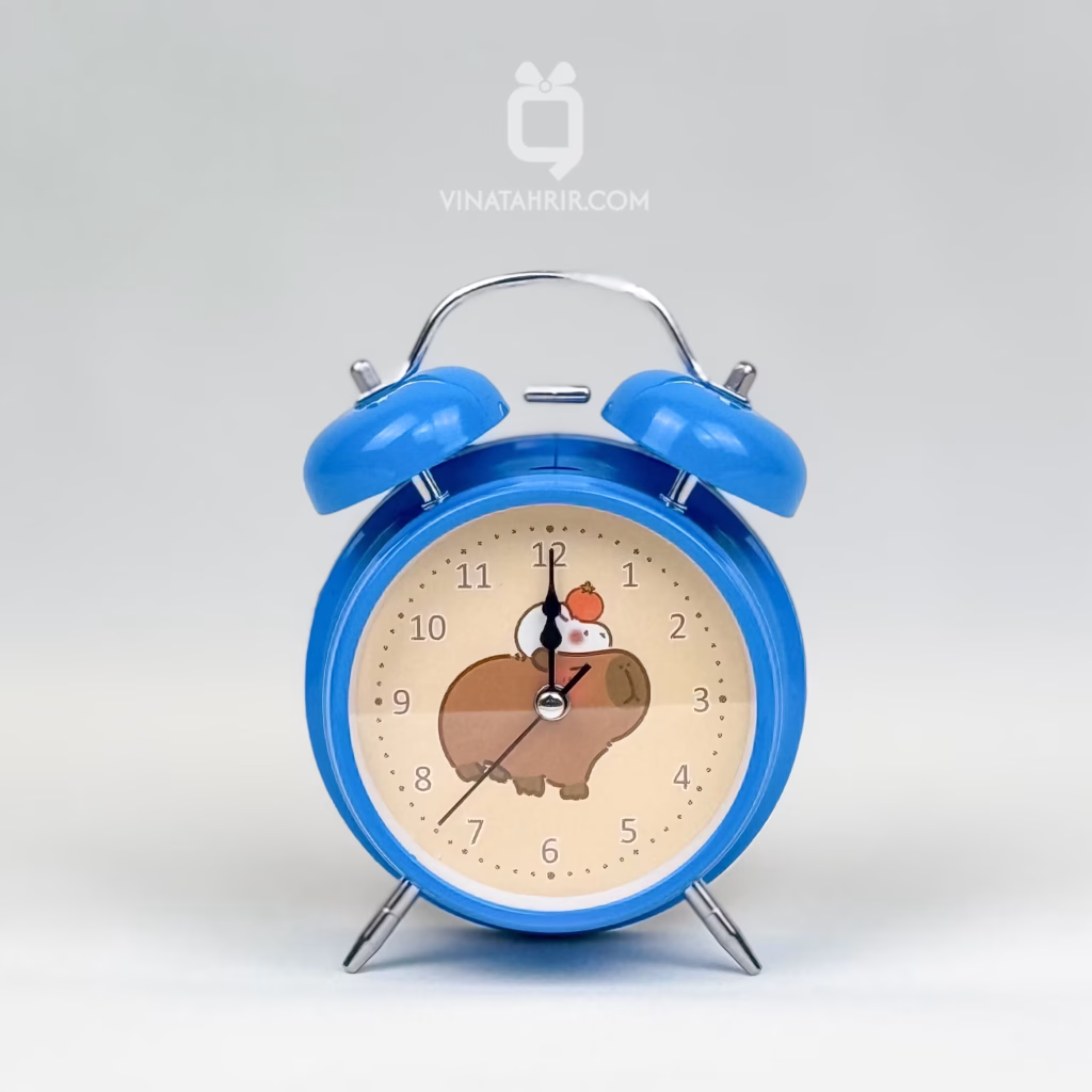 ساعت رومیزی فلزی فانتزی شماطه‌دار کد 04 (کپی)