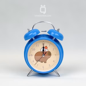 ساعت رومیزی فلزی فانتزی شماطه‌دار کد 04 (کپی)