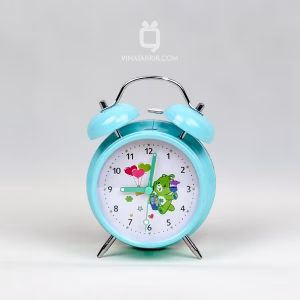 ساعت رومیزی فلزی فانتزی شماطه‌دار کد 05