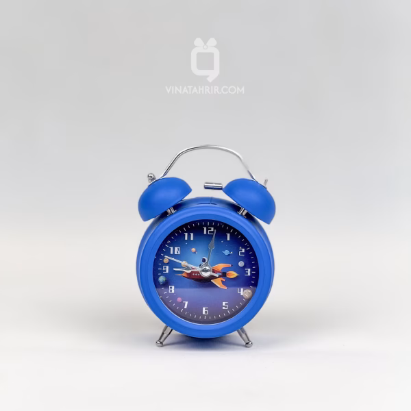 ساعت فلزی رومیزی مینی فانتزی شماطه‌دار: آلارم قوی کد 01