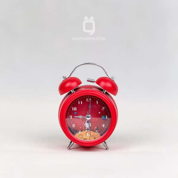 ساعت فلزی رومیزی مینی فانتزی شماطه‌دار: آلارم قوی کد 02