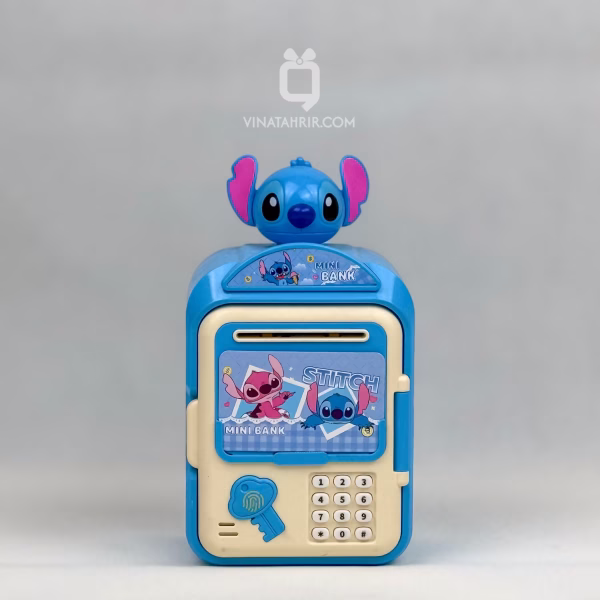 گاوصندوق فانتزی طرح استیچ (Stitch) دیزنی: قلک هوشمند رمزدار