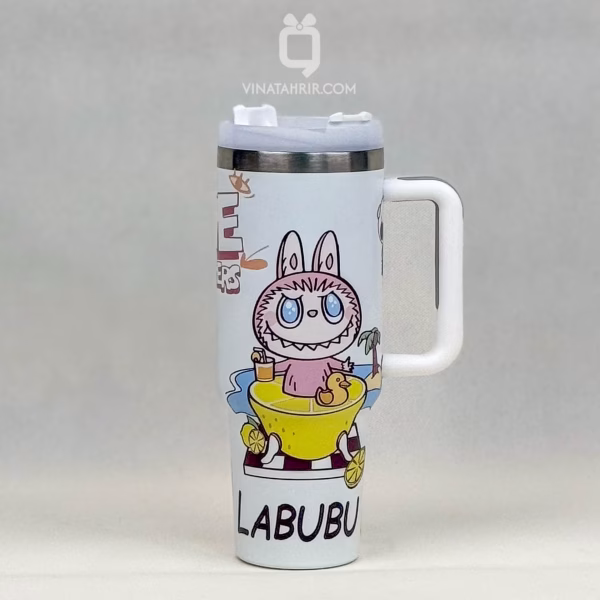تراول ماگ طرح استنلی Labubu: ماگ کلکسیونی طرح لبوبو