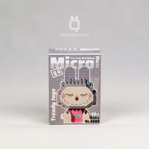 لگو مینیاتوری طرح لبوبو (Labubu): ساختنی فانتزی ۱۵۴ قطعه