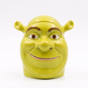 ماگ سرامیکی طرح شرک (Shrek) درپوش‌دار سه بعدی