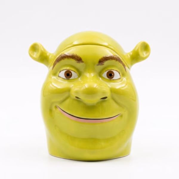 ماگ سرامیکی طرح شرک (Shrek) درپوشدار سه بعدی ماگ سرامیکی طرح شرک (Shrek) درپوشدار سه بعدی
