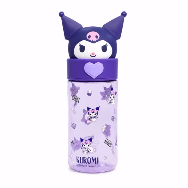 قمقمه اورجینال سانریو طرح کورومی (Kuromi) سر عروسکی قمقمه اورجینال سانریو طرح کورومی (Kuromi) سر عروسکی