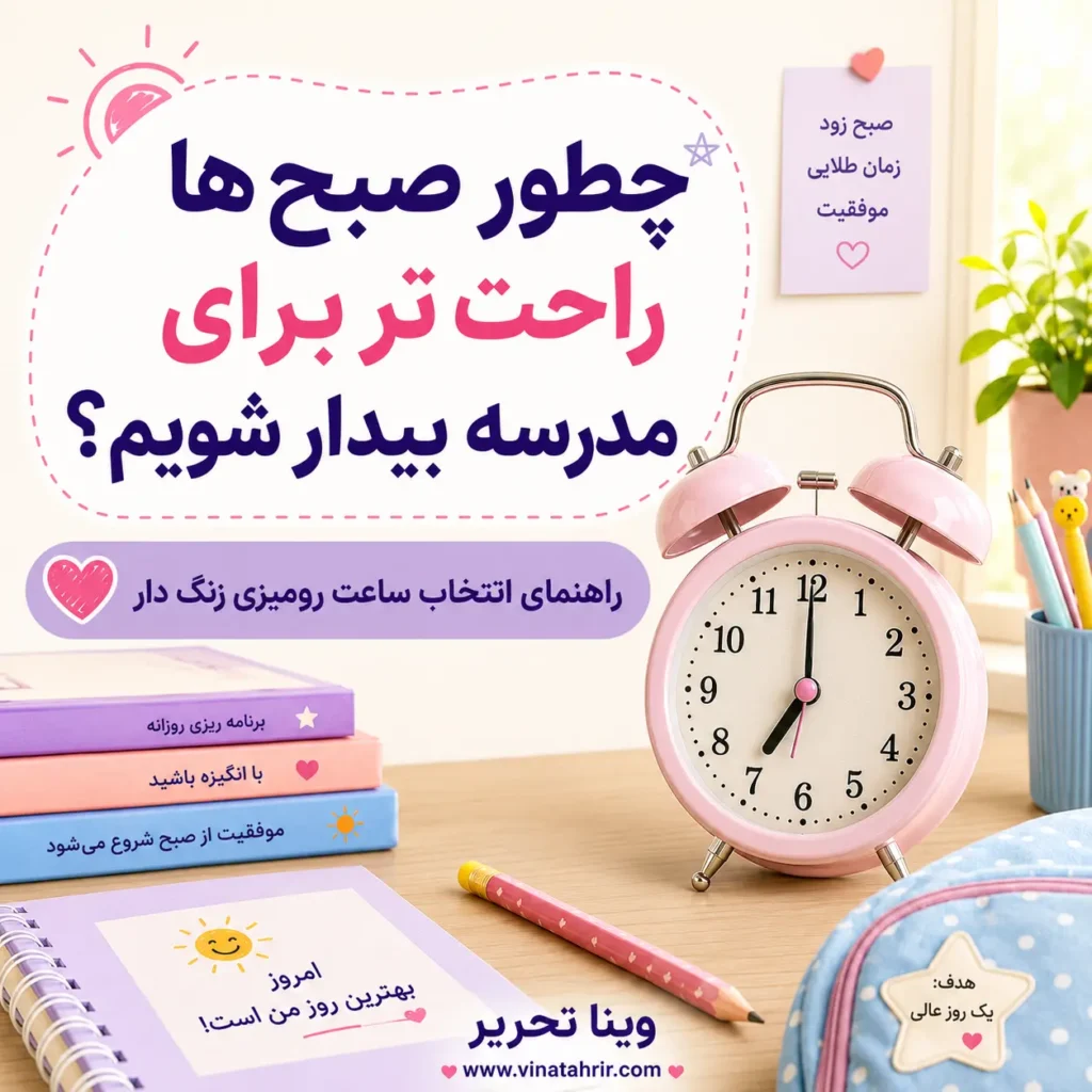 چطور صبح ها راحت تر برای مدرسه بیدار شویم؟ راهنمای انتخاب ساعت رومیزی زنگ دار