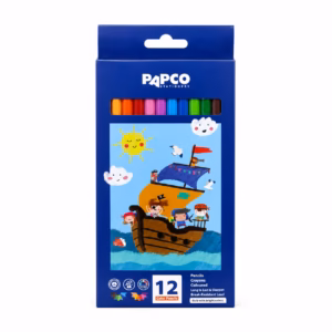 مداد رنگی ۱۲ رنگ پاپکو (Papco)
