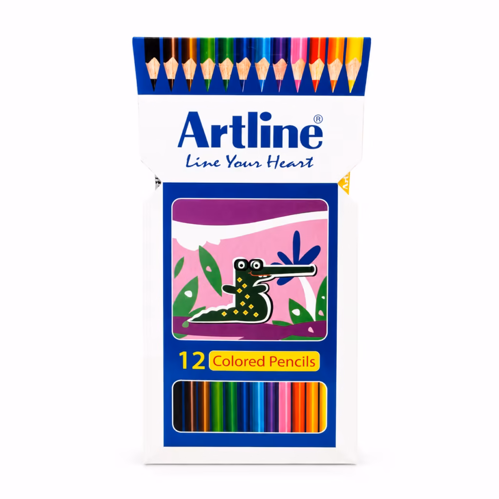 مداد رنگی ۱۲ رنگ آرت‌لاین (Artline)