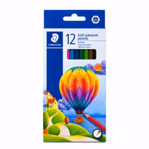مداد رنگی ۱۲ رنگ نرم استدلر (Staedtler)