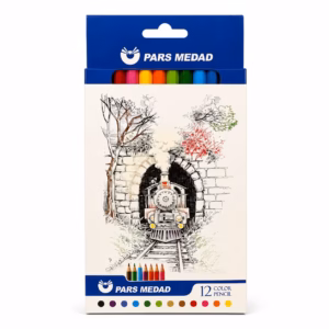 مداد رنگی ۱۲ رنگ پارس مداد (Pars Medad)