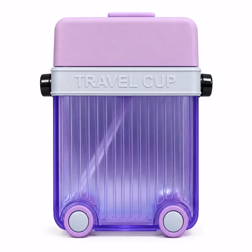 قمقمه نیدار فانتزی مدل چمدانی (Travel Cup)