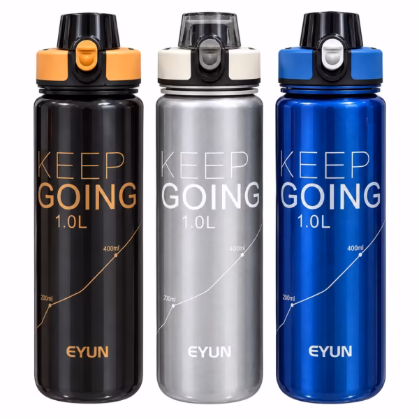 قمقمه ۱۰۰۰ میلیلیتر EYUN - مشکی قمقمه ۱۰۰۰ میلیلیتر EYUN - مشکی
