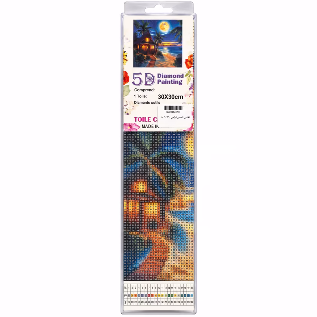 نقاشی الماسی فرشی 5D سایز 30×30 سانتی‌متر کد 05 (کپی)